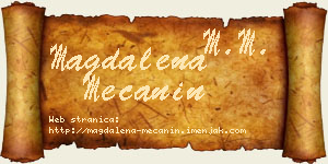 Magdalena Mečanin vizit kartica